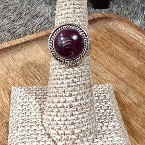 Purple Spiny Oyster Ring by Zia